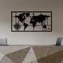Wallity World Map 9-L Negro